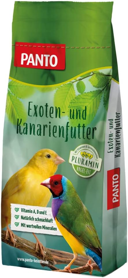 PANTO® Ziervogelfutter, Kanarienfutter 25 kg, 1er Pack (1 x 25 kg) 25 kg (1er Pack), 25 kg (1er Pack