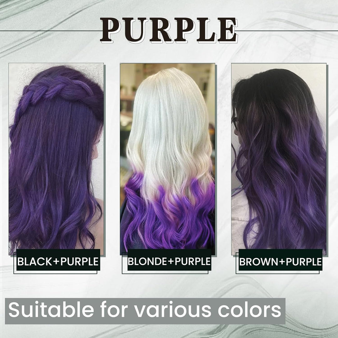 RUNATURE Lila Extensions Bonding Echthaar 45cm I Tip Haar Extensions Echthaar Hot Pink Keratin Haarv
