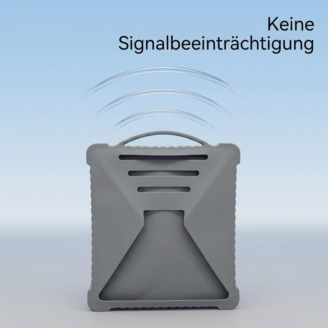 Silikon Schutzhülle für Starlink Mini, stossfestes Gehäuse grau