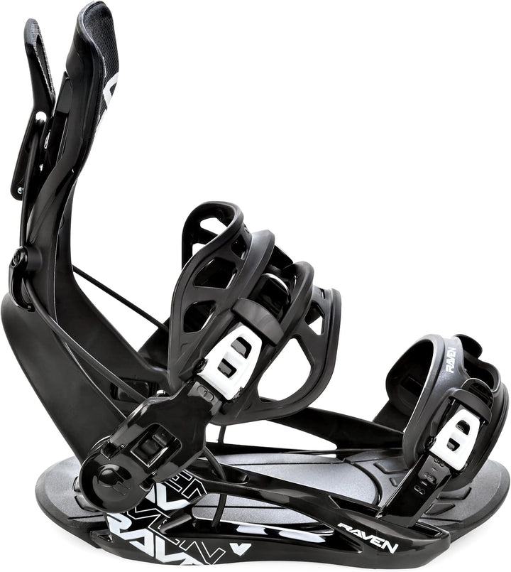RAVEN Snowboard Set: Raven Pure Black + Bindung Raven Fastec FT360 Black oder Lemon + Boots Target S