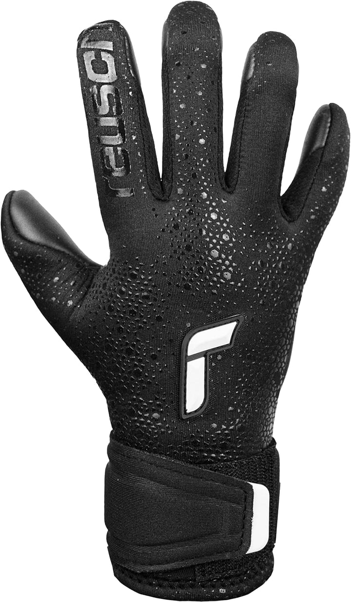 Reusch Jungen Pure Contact Junior Unisex Torwarthandschuhe mit Innennaht Schnitt und Grip Infinity B