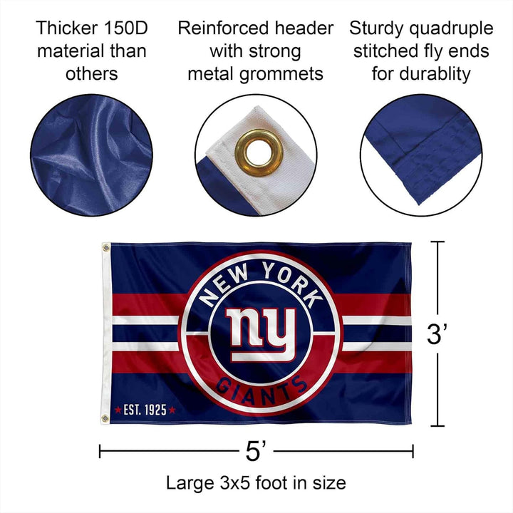 New York Giants Patch Banner und Tapisserie Wandaufkleber