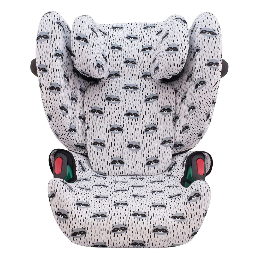 JYOKO KIDS Bezug Kompatibel mit Cybex Pallas G I-SIZE (Bezug Pallas G, RACCOON) Bezug Pallas G RACCO