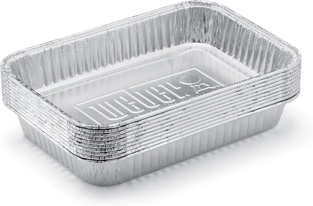 Weber Grillmatte - Gross (180 x 100cm), schützt Terasse/Balkon & 6415 Small 7-1/2-Inch-by-5-inch Alu