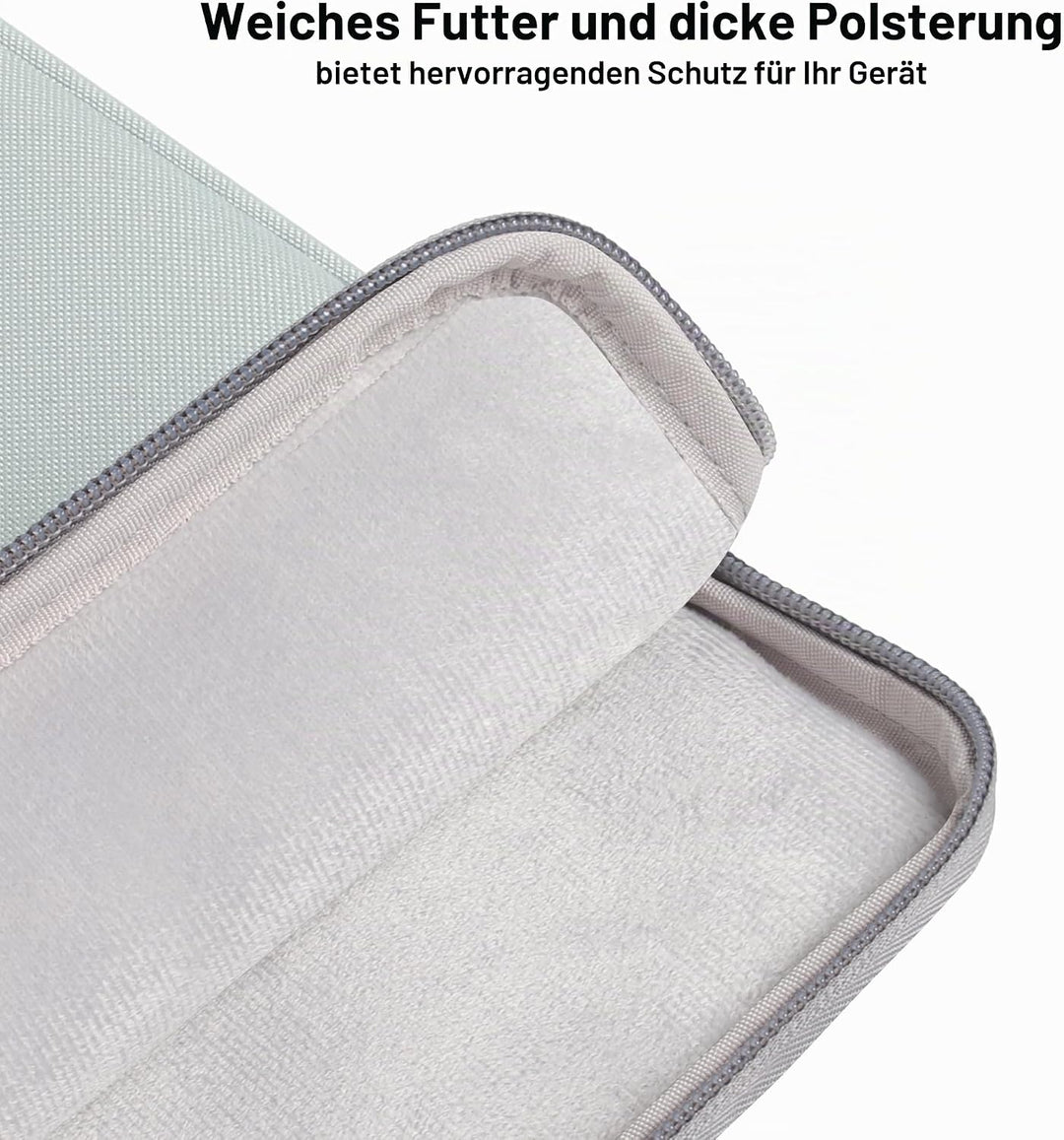 DOMISO Laptoptasche 17-17.3 Zoll Laptop Hülle Gepolsterte Notebook Tasche für Dell XPS 17, LG gram 1