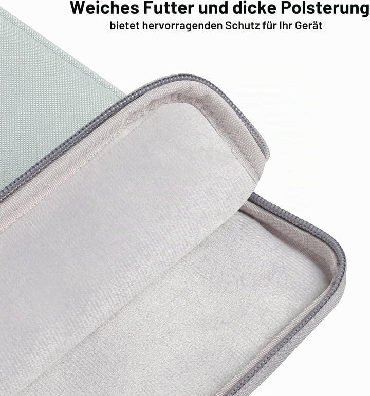 DOMISO Laptoptasche 17-17.3 Zoll Laptop Hülle Gepolsterte Notebook Tasche für Dell XPS 17, LG gram 1