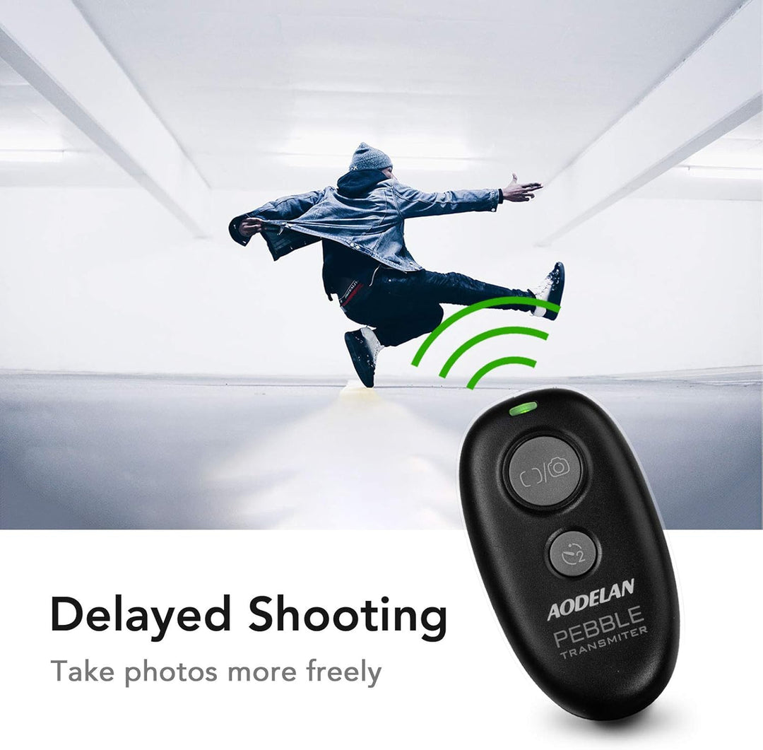 AODELAN Kabellose Fernauslöser - Kamera Fernauslösung für Canon EOS R RP SL2 T7 6D Mark II für Olymp