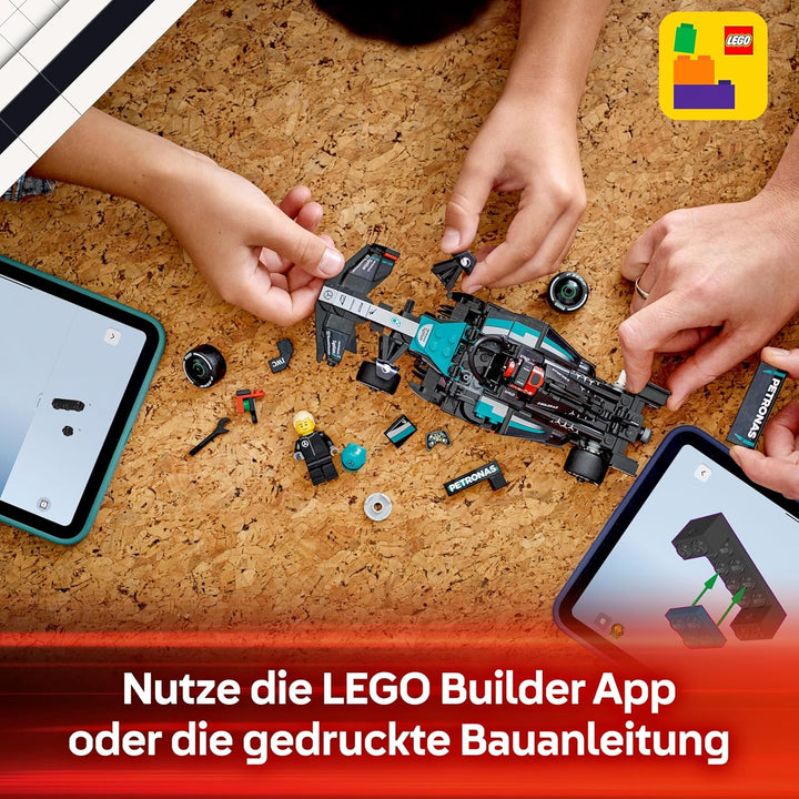 LEGO Speed Champions Mercedes-AMG F1 W15 Rennauto - Spielzeug mit Formel 1 Minifigur - Modell Auto z
