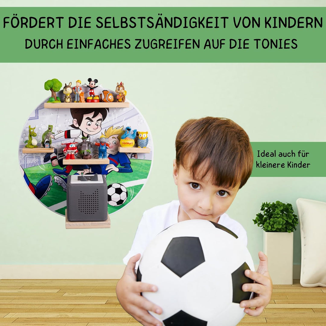 bunnyboo Toniebox Regal - Regal für Toniebox und Figuren - ausreichend Platz für bis zu 20 Tonie Fig