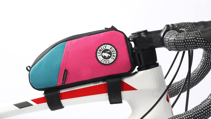 ULAC Rahmentasche für Fahrrad Trekking PRO | wasserdichte Materialien | 21x10x6 cm | Reissverschluss