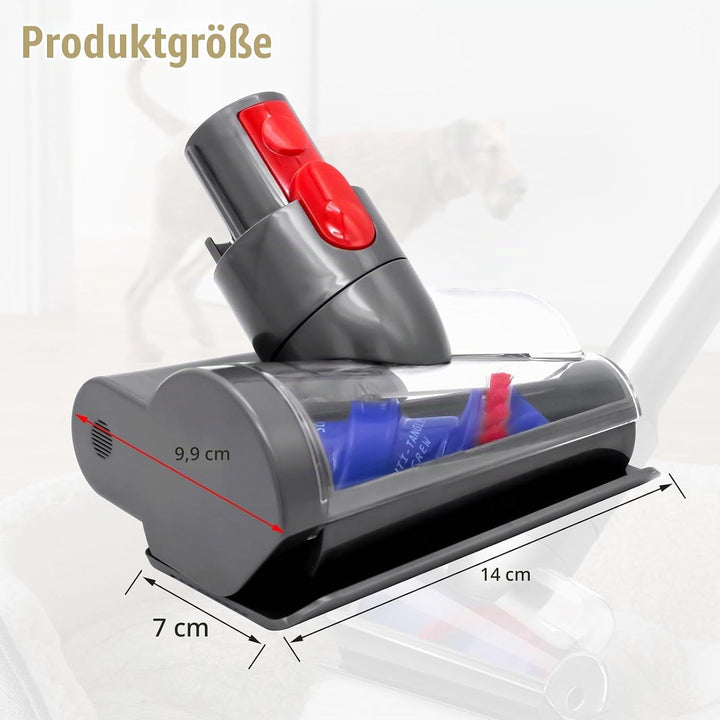 Mini Motorisierte Bürstenkopf Kompatibel Mit Dyson V7 V8 V10 V11 V15 Staubsauger Anti Verwirr Haar S