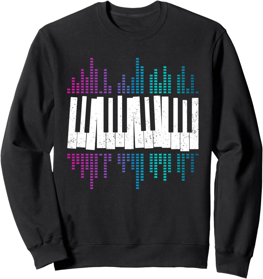 Pianist Klaviatur Musiker Klavierspieler Piano Klavier Sweatshirt