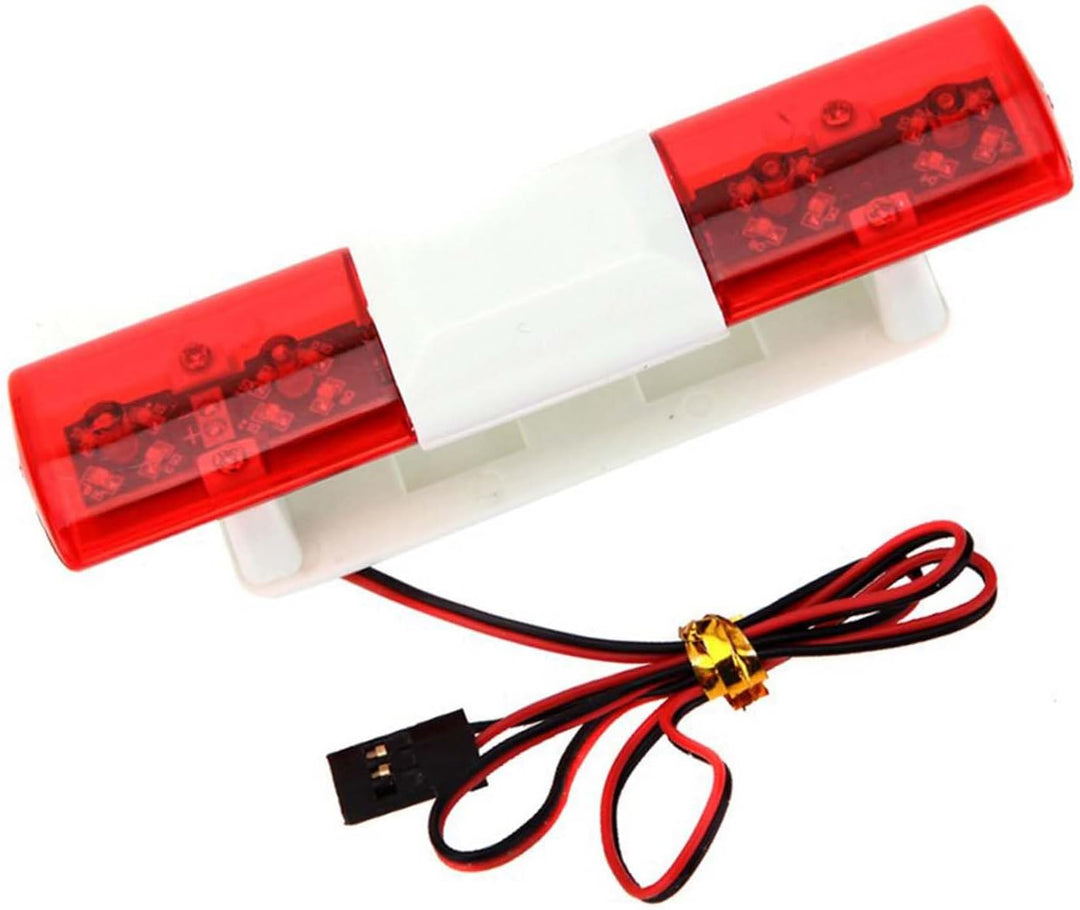 KEEDA RC Modell LED Polizei Nacht Blitzlicht Lampe Alarming Licht für 1/10 1/8 RC HSP Kyosho Traxxas