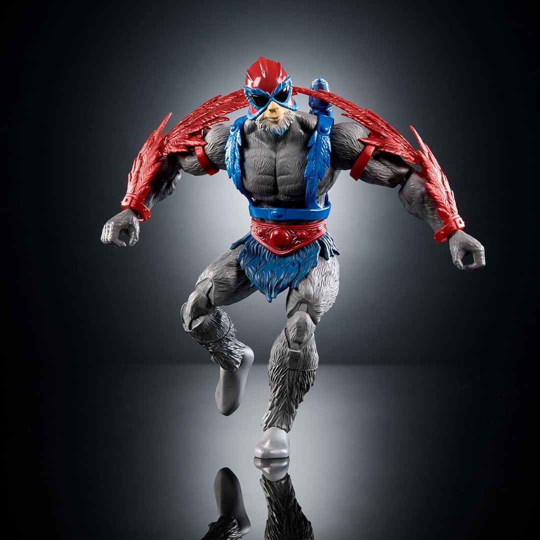 Masters of The Universe Masterverse Vintage Collection Stratos-Actionfigur, ca. 18 cm, 30 Bewegungsp