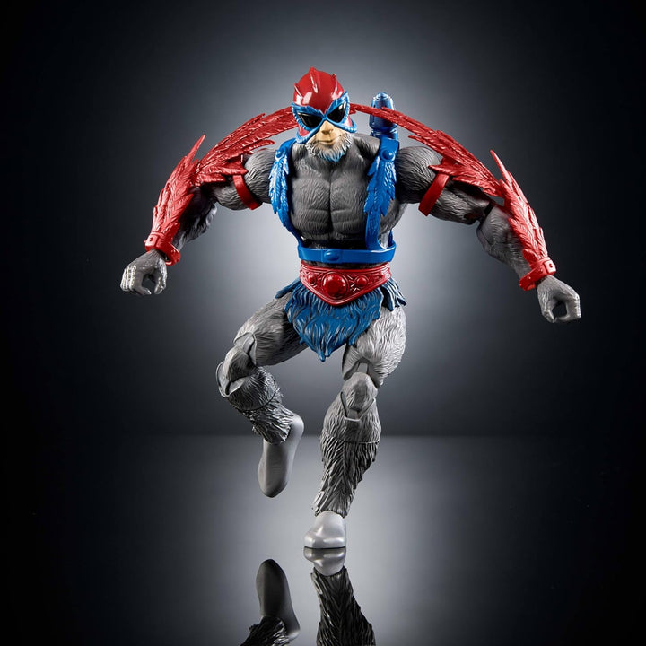 Masters of The Universe Masterverse Vintage Collection Stratos-Actionfigur, ca. 18 cm, 30 Bewegungsp