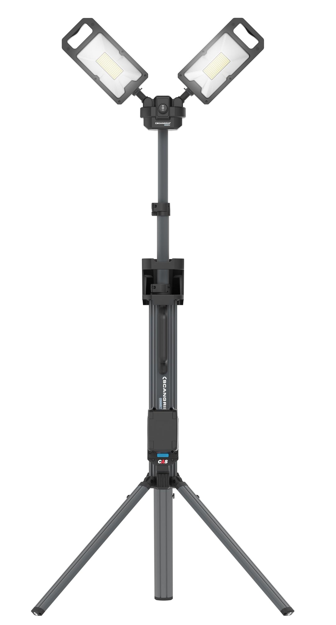 SCANGRIP Tower 8 Connect, Stativ mit LED-Strahlern 8000 Lumen und Universelles Stromversorgungssyste