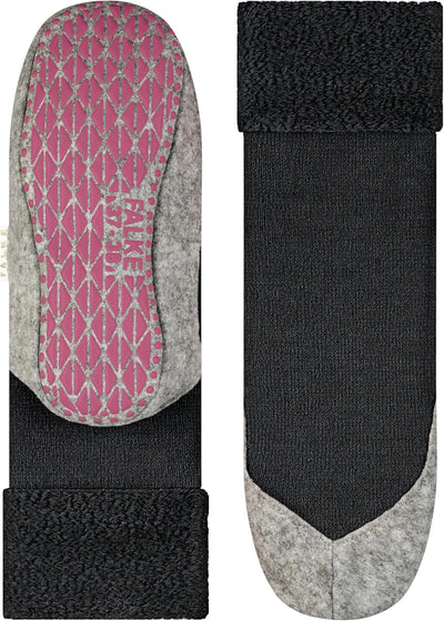 FALKE Damen Cosyshoe Stoppersocken rutschhemmende Noppen auf der Filzsohle komfortabel warm mit Plüs