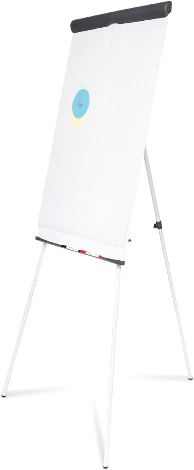 MAUL Flipchart MAULstandard 66x97cm | Magnettafel mit Dreibein Gestell | Magnetisch und höhenverstel