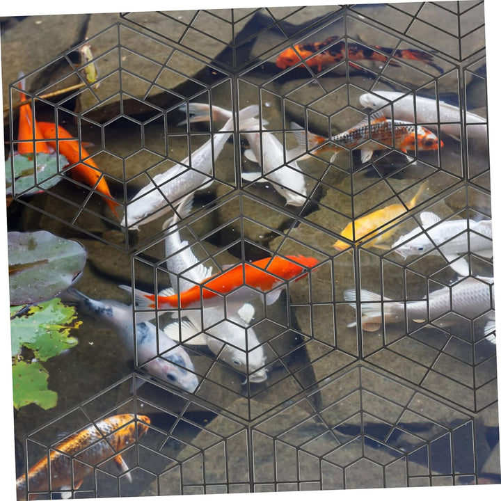 Yardwe 10st Schutz Fischnetz Teich Schutznetz Für Schwimmbecken Schwimmende Reiherabwehr Schutzabdec