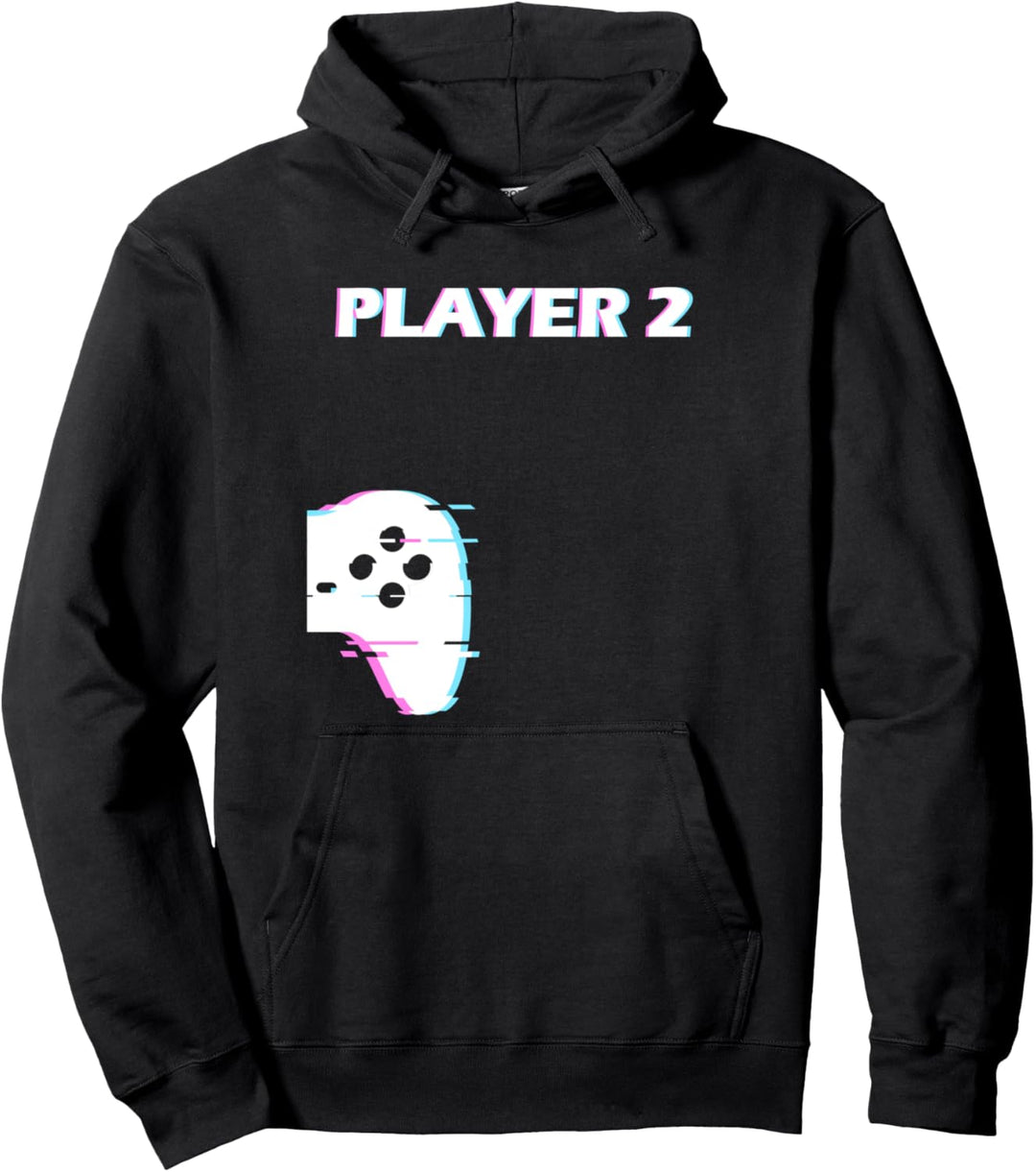 Player2 - Pärchen Valentinstag Gamer Partner Pullover Hoodie