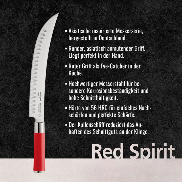 F. DICK Zerlegemesser „Hektor“, Red Spirit (Messer mit Klinge 26 cm, X55CrMo14 Stahl, nichtrostend,