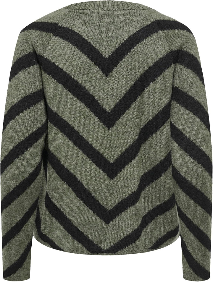 ONLY Damen ONLELIZA L/S Pullover KNT NOOS 15191792 XS Lizard, XS Lizard