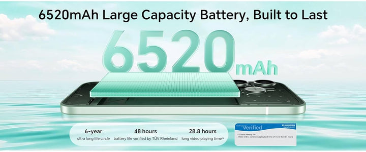 Honor 600 Lite 5G Smartphone 256GB, 108MP Kamera, Sprout Green | 6,60" AMOLED 120Hz Display, Dimensi