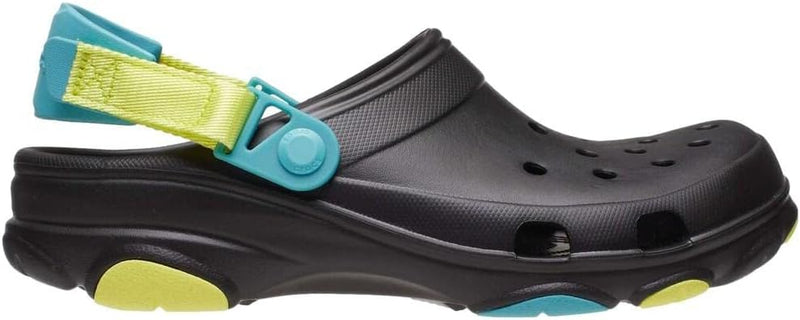 Crocs Unisex Classic All Terrain Clogs 36/37 EU Black Multi, 36/37 EU Black Multi