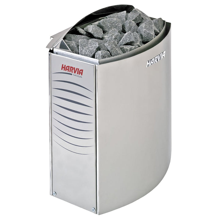 Harvia Vega Saunaofen - BC80E 8,0 kW wird separates Steuergerät benötig, Edelstahl