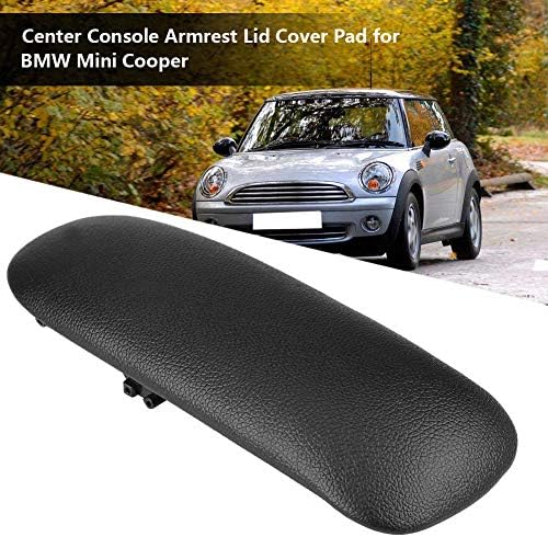 Keenso Mittelarmlehne Mittelkonsole aus Kunstleder Armauflage für Mittelkonsole für Mini Cooper