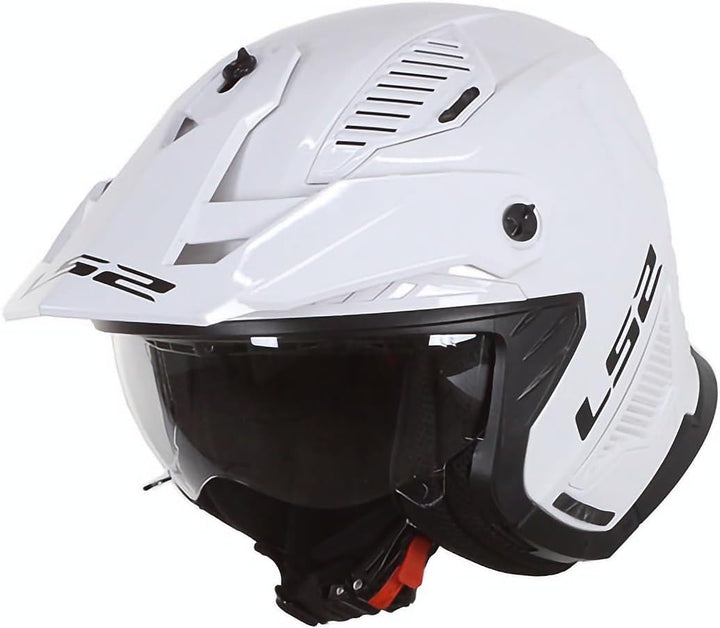 LS2, Jet modularhelme motorrad DRIFTER solid white 2206, L