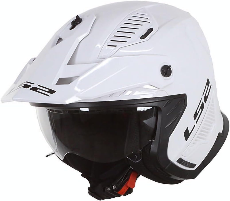 LS2, Jet modularhelme motorrad DRIFTER solid white 2206, M M Solid white, M Solid white