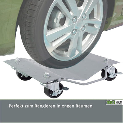 Trutzholm Rangierhilfe Rangierroller Wagenheber für PKW 4 Stück