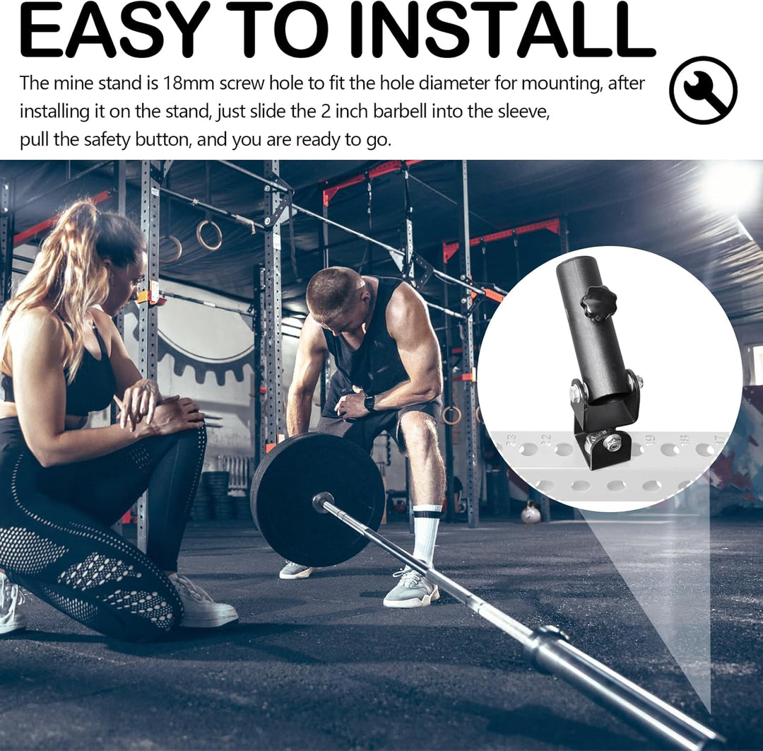 T-Bar Row Platform Attachments, 360° Schwenkbar Landmine Aufsätze Power Racks und Gym Plattformen At