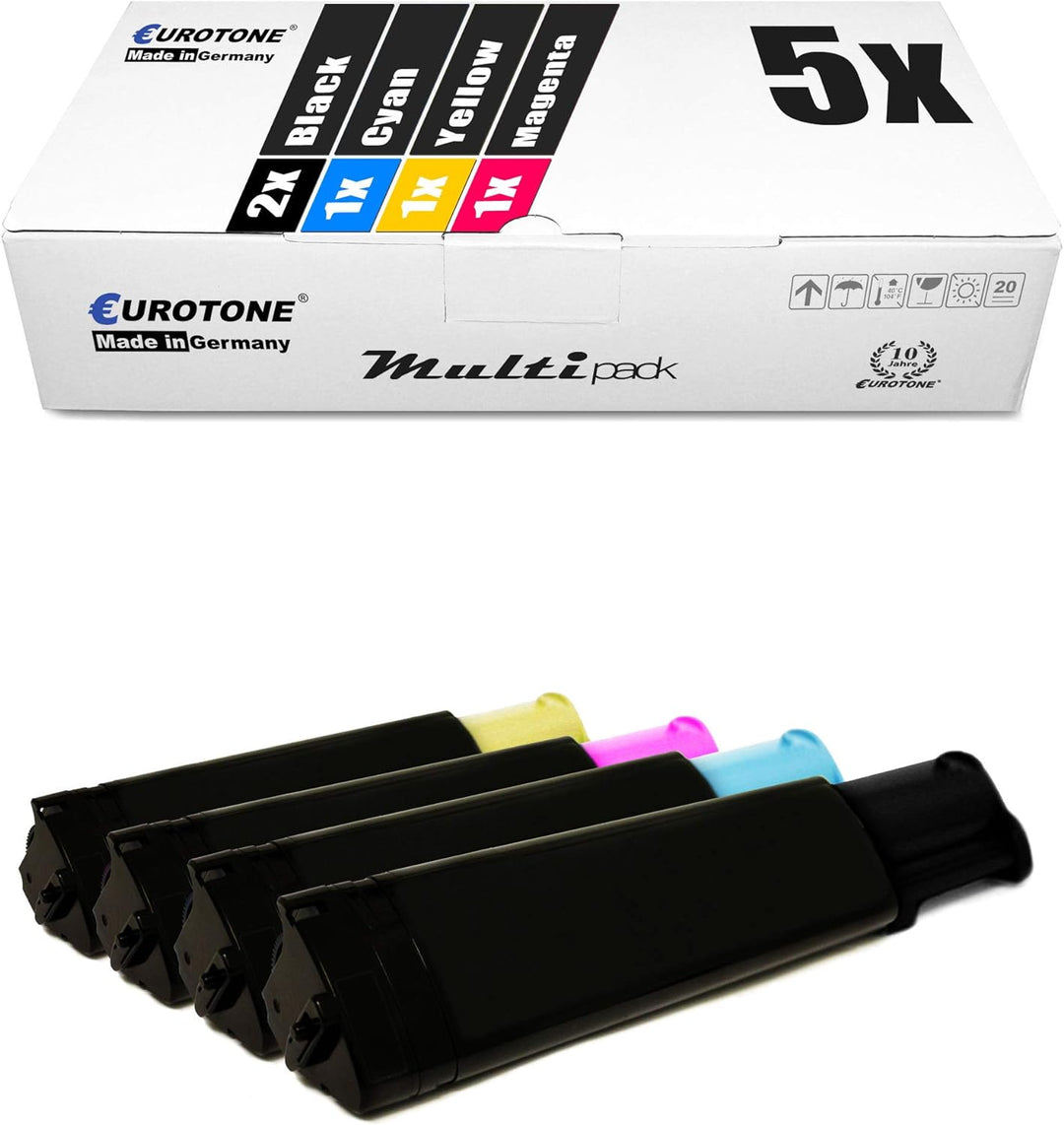 Eurotone Toner mit 50% mehr Leistung für Epson Aculaser C1100 C11X N NF NFC ersetzen Epson 2X Black