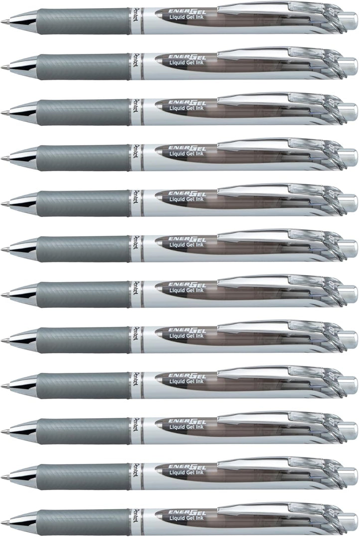 Pentel BL77-NX EnerGel Gel-Tintenroller mit Druckmechanik, 0,7 mm Kugeldurchmesser = 0,35 mm Strichs