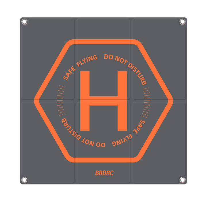 BRDRC 50cm Drohnen-Landeplatz, universal, faltbar, doppelseitig, wasserdicht, Helipad für DJI Mini 4