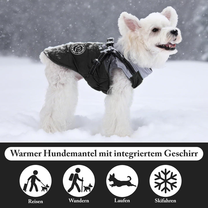 Wasserdichter Hundemantel Winter Warme Jacke Winddichte Haustierkleidung Hundejacke Outfit für klein