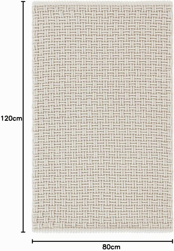 JOTEX Badteppich, Naturweiss, 80X120, 10 80X120 Naturweiss, 80X120 Naturweiss