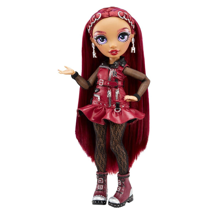 Rainbow High Modepuppe - Mila Berrymore - Burgunderrote Puppe - Inkl. 2 Mix & Match Designer-Outfits