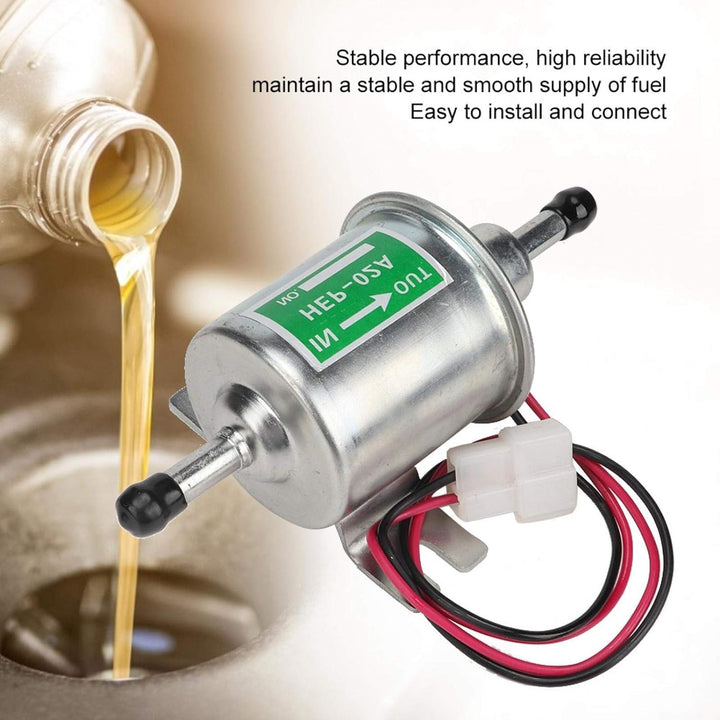 24V Pumpe - Kraftstoffpumpe 24V Universal Benzinpumpe Auto Boat Elektrische Kraftstoffpumpe Inline-F