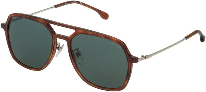 Lozza Unisex SL421556710P Sonnenbrille, Shiny Brown Havana, 56/18/140