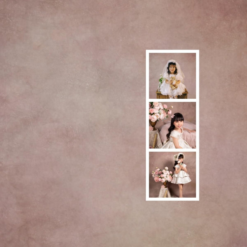 WaW 3x3m Hellbraun Mottled Shabby Wand Hintergrund für Fotostudios Fotografie Kulisse Portraitfotos