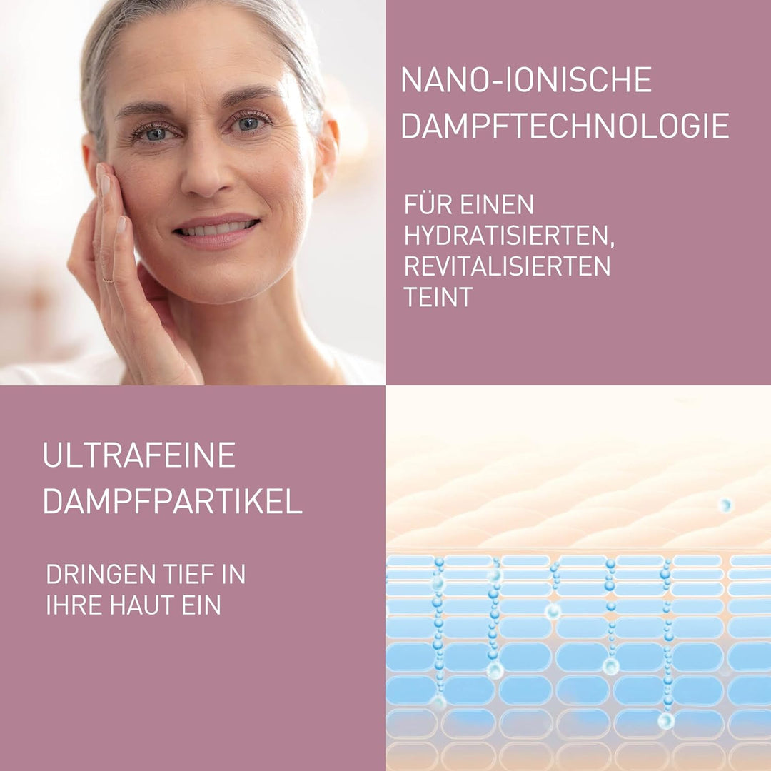 Panasonic Ionen-Steamer EH-XS01, Gesichtssauna, Nano-Ionen-Technologie, gründliche Gesichtsreinigung