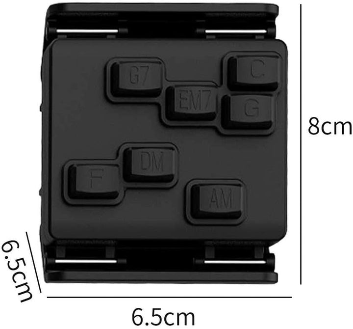 YUOKI99 Ukulelen-Akkord-Trainer, universelles Musik-Lernsystem, tragbar, ergonomisches Design, Lehra