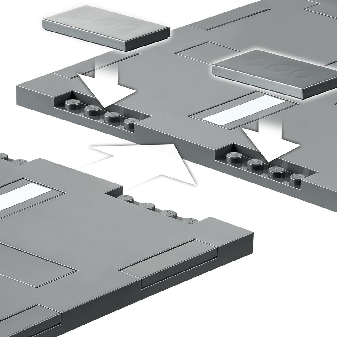 LEGO 60304 City Strassenkreuzung mit Ampeln, Bauset mit im Dunkeln leuchtenden Steinen & 60205 City