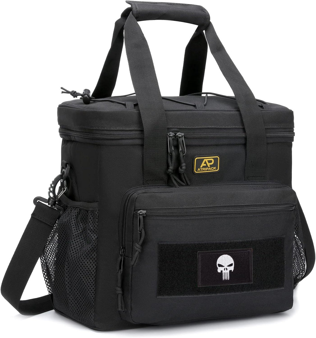 Taktische Lunch-Tasche für Männer, Isolierte und Auslaufsichere Lunchbox mit MOLLE-System, Grosse Kü