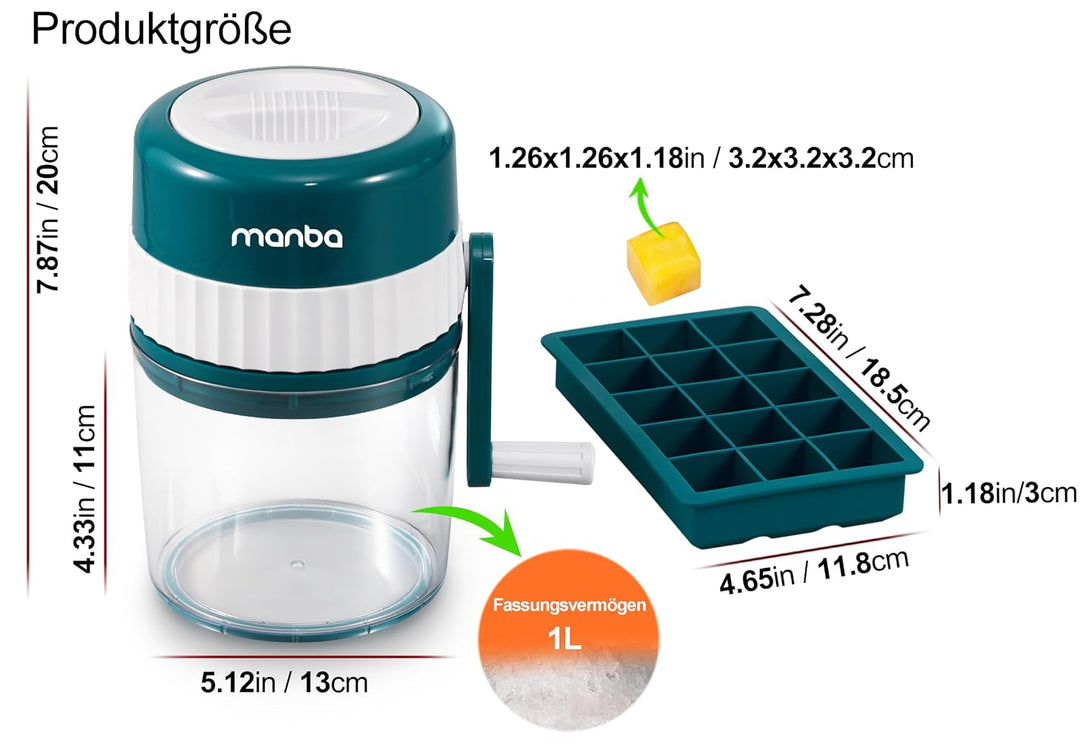 MANBA Slushy Maker und Slush Eismaschine - Tragbare Prämie Slush Maschine und Slushie Maker - BPA