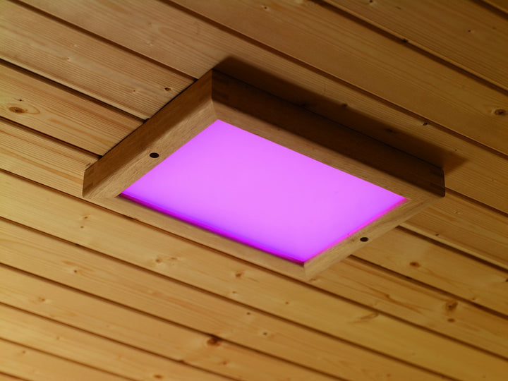 Karibu LED Farblicht Grösse 2 inkl. Fernbedienung