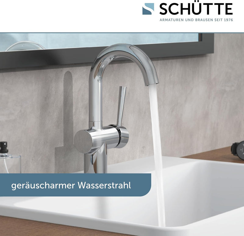 SCHÜTTE 79010 CORNWALL Waschtisch-Armatur, Chrom, Chrom